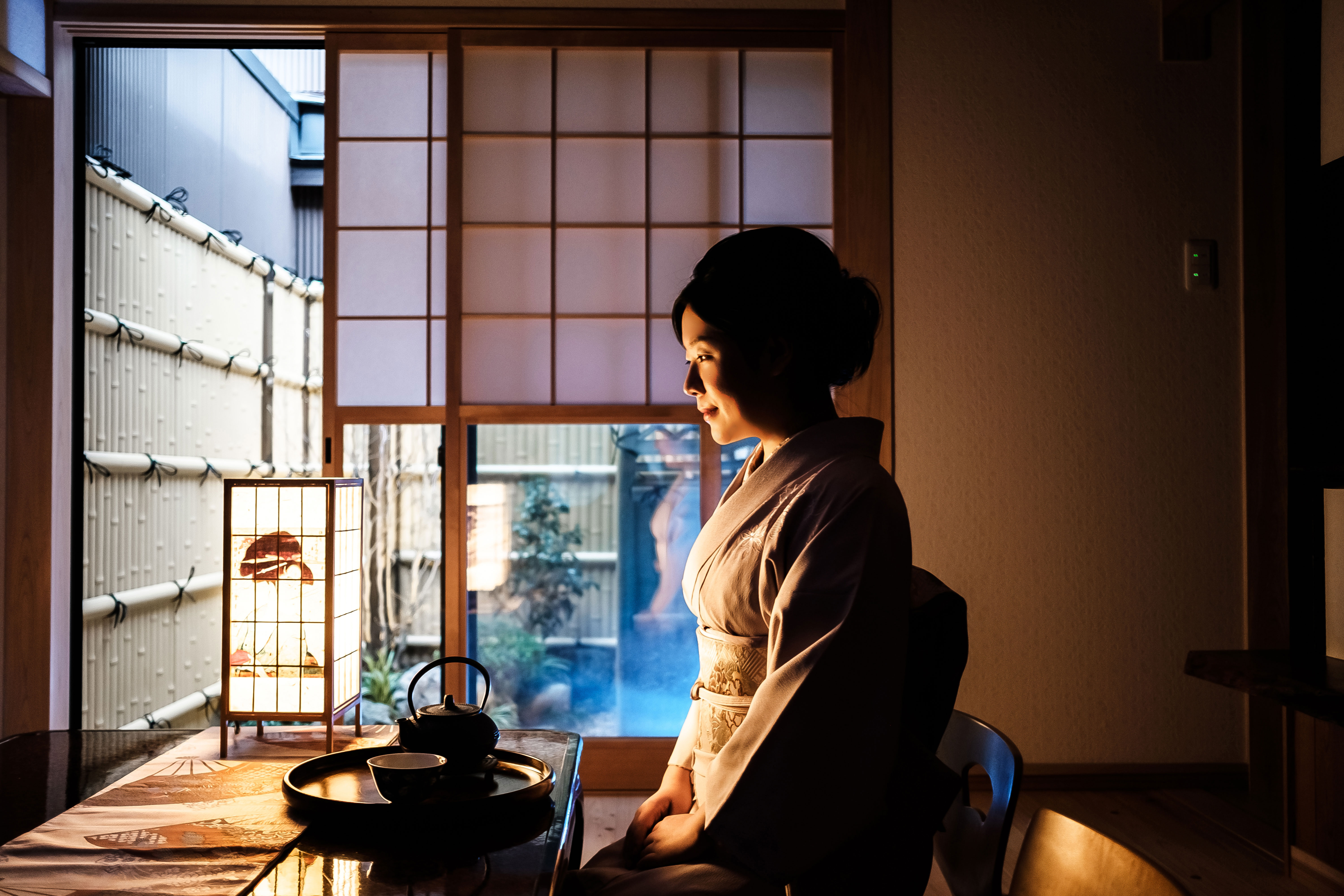 夜の幻想的な風景